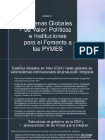 Cadenas Globales de Valor y Políticas de Fomento A Las Pymes