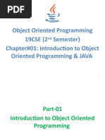 Chapter 01 - Introduction To OOP and Java