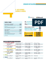 Tarifas y horarios C.C. Los Alfares