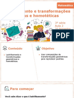 Aula 2 - Ladrilhamento Transformações Geométricas e Homotéticas