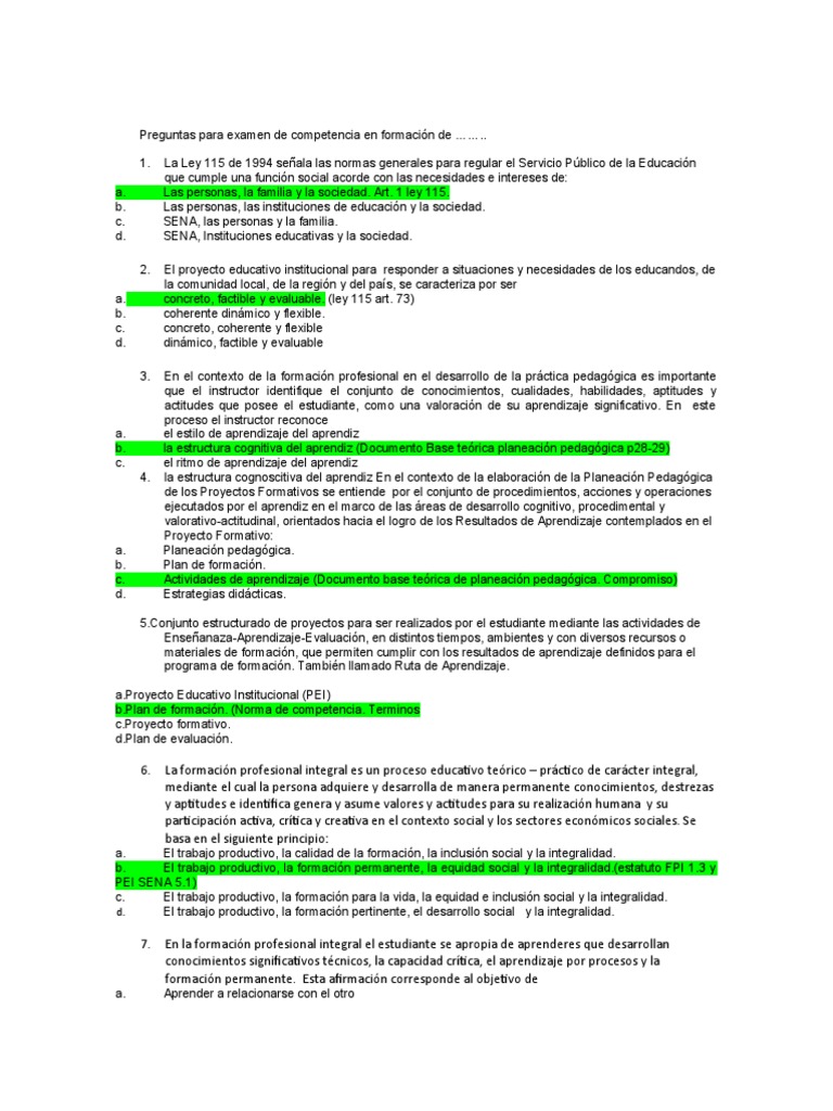 Competencia Laboral en Educacion | PDF