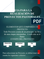 Guía para La Realización de Los Proyectos Pastorales