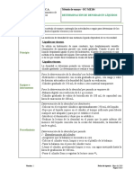 Método HC-ME104 - Determinación de Densidad