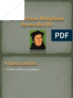 As Reformas Religiosas