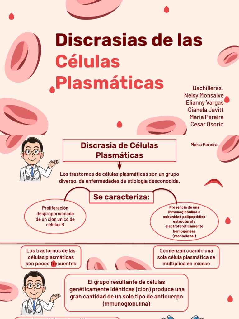 Discrasias de Las Celulas Plasmaticas | PDF | Mieloma múltiple | Linfocitos