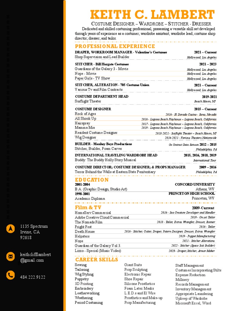Keith Lambert Resume 2023 2 PDF - 1686795746