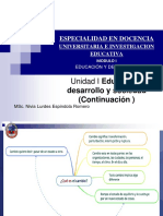 Modulo I - Educacion y Desarrollo - Unidad (Continuacion)