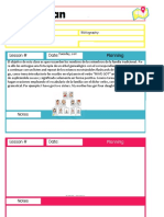 Lesson Plan Elem. Family