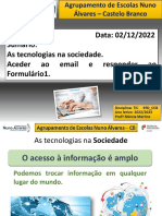 Tecnologias na Sociedade