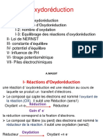 Oxydoreduction - Cours