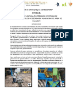 Informe de Servicio de Limpieza e Inspeccion de Radiadores en Silos de Almendra Del Area de Palmiste 29.01.2023