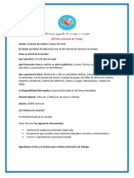 1er Filtro para Entrevista de Trabajo.