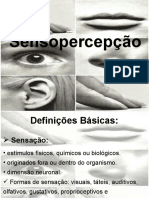 Sensopercepção e suas alterações