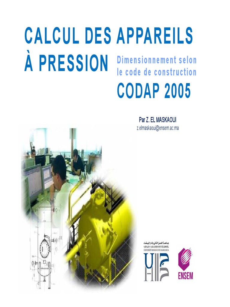 Calcul des appareils à pression - CODAP 2005 | PDF | Acier | Acier ...