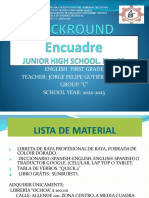 Backround (Encuadre) Inglés (T.M.) 1o. C Profr. Jorge F. Gtz. E.
