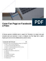 2cómo CREAR Una FAN PAGE en Facebook - Guía Completa (2020)