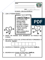 Escola Municipal Amazonas atividades letras D e F