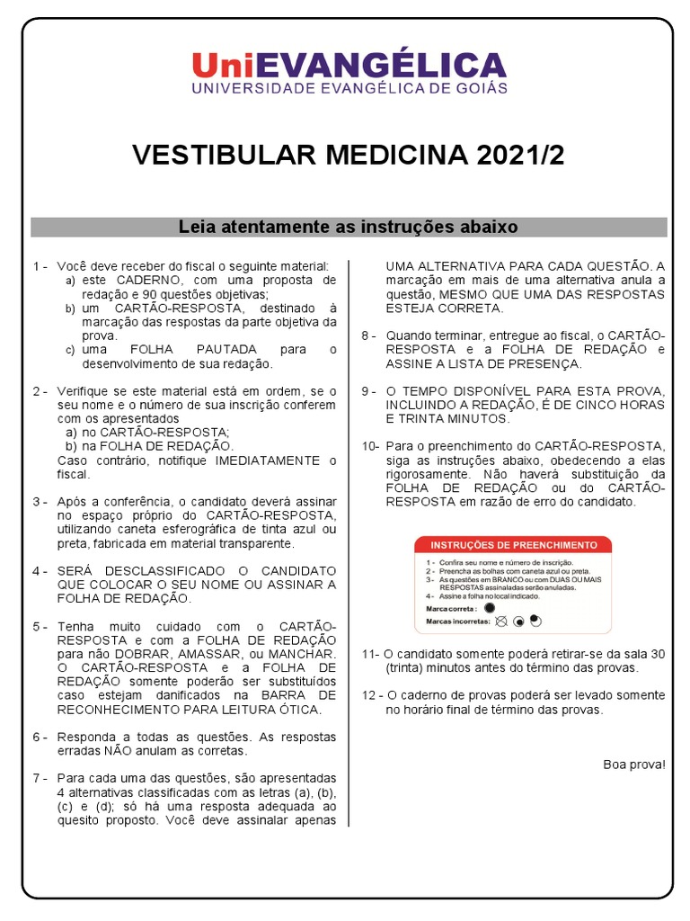 VESTIBULAR 2021 2 Medicina | PDF | União Europeia | Empatia