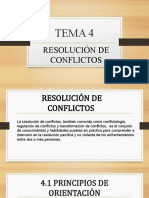 Tema 4 - Resolucion de Conflictos