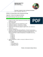 Nociones Básicas Sobre El Fenómeno Del Fuego. Asignación Trabajo de Investigación Individual