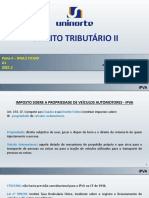 A1 - Direito Tributário II - Parte 04 - IPVA E ITCMD