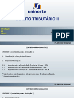 A1 - Direito Tributário II - Introdução