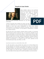 Biografía de Isaac Newton