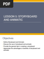 Lesson 5 Storyboard and Animatics