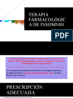 Terapia Farmacologica Insomnio