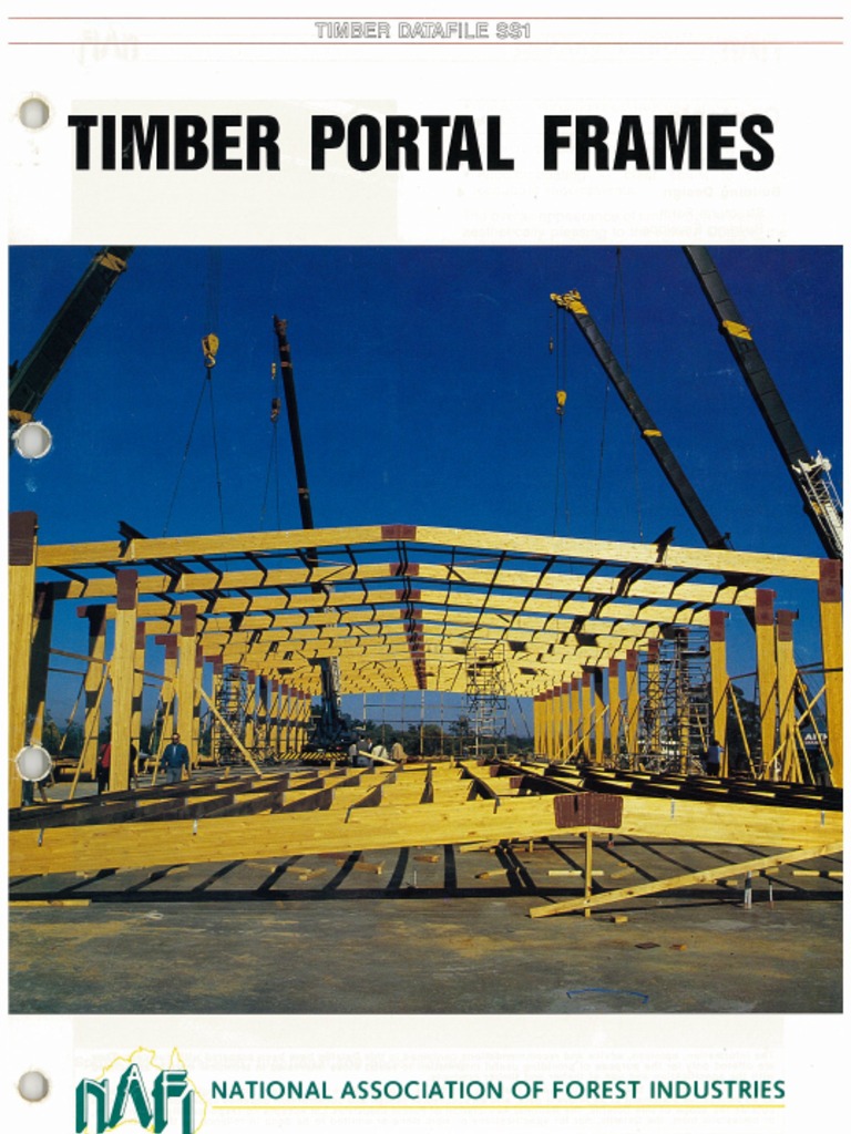Timber Portal Frames Datafile