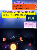 T4 Tajuk 5 Memahami Sunnatullah