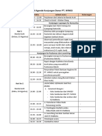 Detail Agenda Kunjungan Donor PT WINGS - Agustus 2022