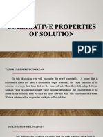 Colligative Properties of Solution (Liberato-Stem 3)