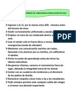 Acuerdos de Convivencia para Docentes-2023