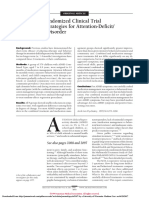 A 14-Month Randomized Clinical Trial of Treatment Strategies For Attention-Deficit:Hyperactivity Disorder.