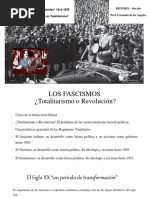 Ascenso y Consolidación de Los Regimenes Totalitarios