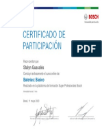 Baterías Básico - Certificado PDF