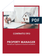 Contratto Tipo Property Manager