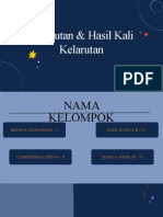 Kelarutan Dan Hasil Kali Kelarutan (KSP)