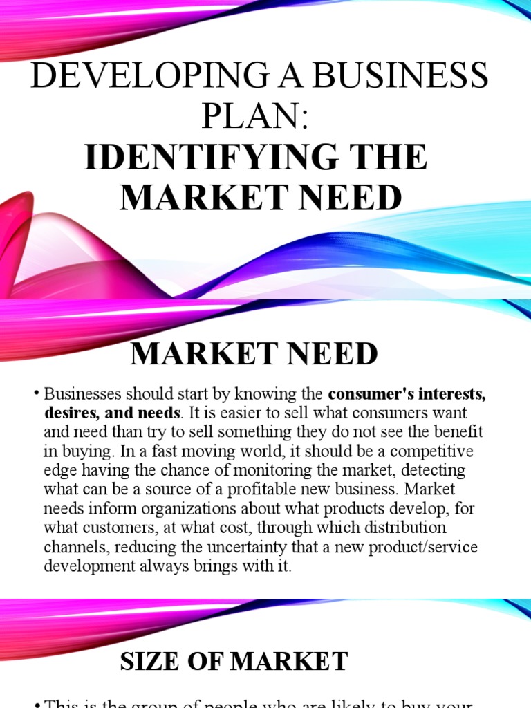 DBP Identifying Market Need | PDF | Marketing | Target Audience