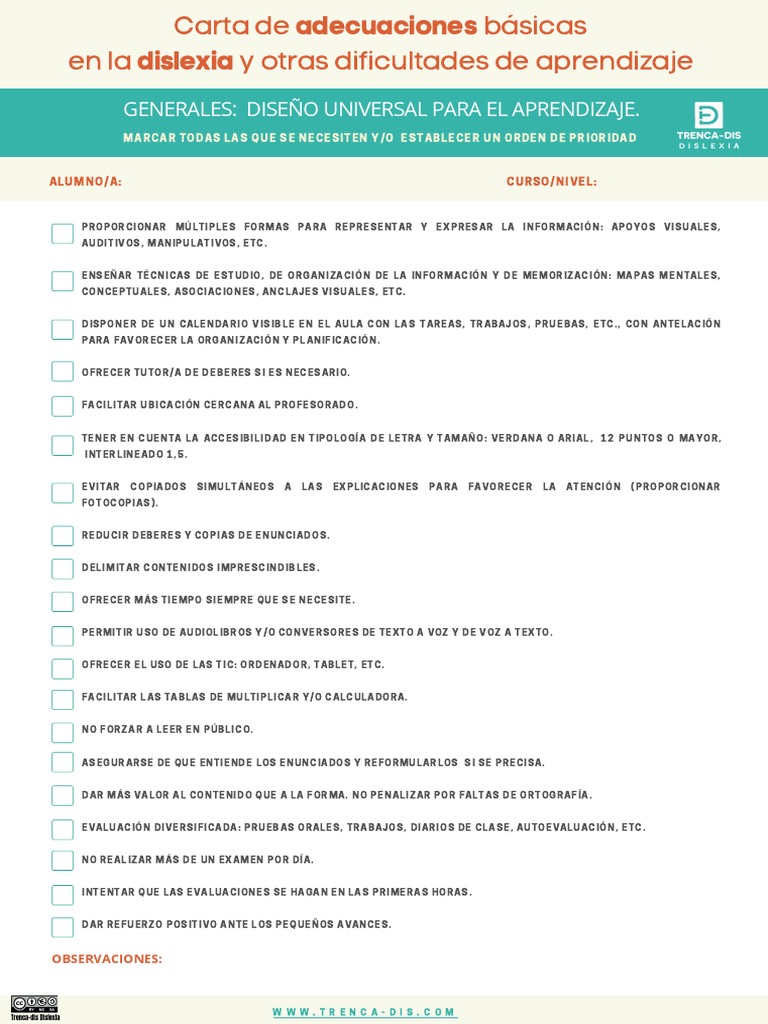 Estrategias para Apoyar a Estudiantes con Dislexia | PDF | Evaluación ...