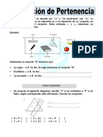 Relacion de Pertenencia para Quinto de Primaria