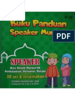 Buku Panduan Speaker Murottal