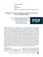 The Effective 21 - Century Pedagogical Competence As Perceived by Pre-Service English Teachers