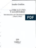 GUILLEN Claudio - Entre Lo Uno y Lo Diverso Introduccion a La Literatura Comparada (Ayer y Hoy)