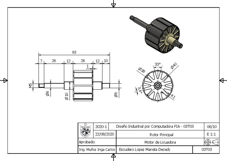 Rotor principalPlano PDF