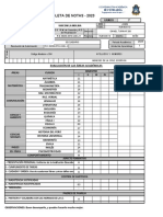 Formato - Boleta de Notas