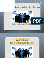 Kepemimpinan Dan Berfikir Sistem