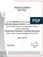 SANKET YADAV Participant Certificate