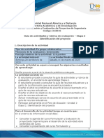 Guía de Actividades y Rúbrica de Evaluación - Unidad 1 - Etapa 2 - Identificación Del Proyecto